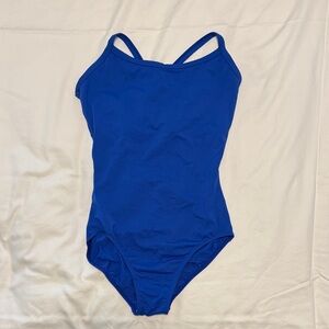 Elegant Blue Women's Bodysuit